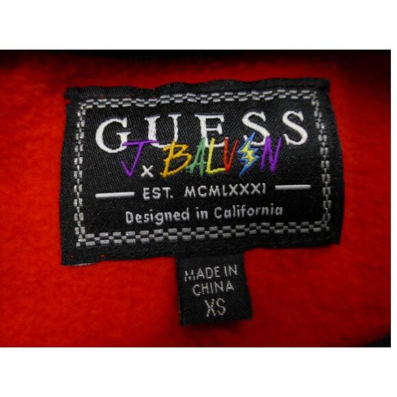 Guess X J Balvin Collab Limited Edition. Color Block Graphic Sweater - Picture 4 of 9